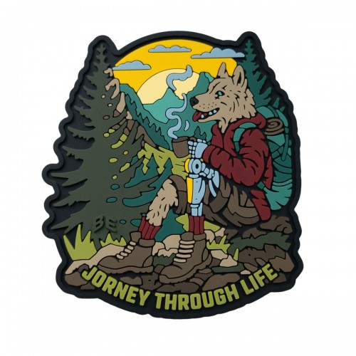 Brand Element 'Life Traveler' Patch Brand Element 'Life Traveler' Patch, The “Life Traveler” PVC patch is a symbol of resilience, inner strength, and appreciation for life’s journey